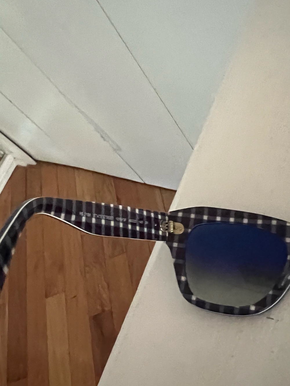 Ray-Ban Women's Deep Blue Square Sunglasses - Picture 9 of 11
